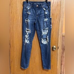 American Eagle‎ Tom Girl jeans sz 10 xlong